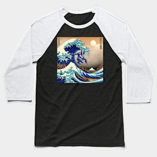 Perfact Cell surfing on the great wave Baseball T-Shirt